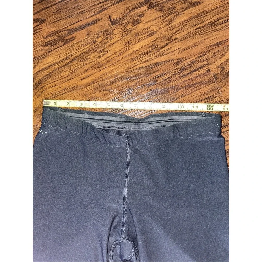 Nike Dri-FIT Grey Women’s Running Leggings Size  Medium Reflective & Zip Ankles